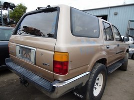 1991 TOYOTA 4RUNNER SR5 TAN 3.0L AT 4WD Z18097